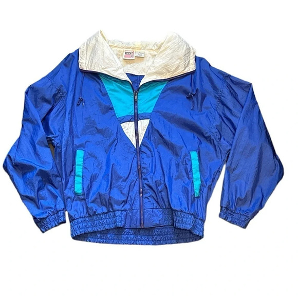 Rock Creek Casuals Jackets & Blazers - Vintage 90s Rock Creek Casuals Blue Windbreaker
